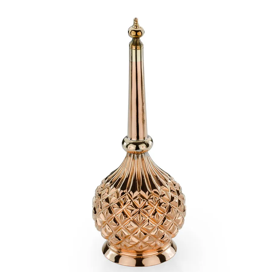 Copper Rosewater & Cologne Bottle