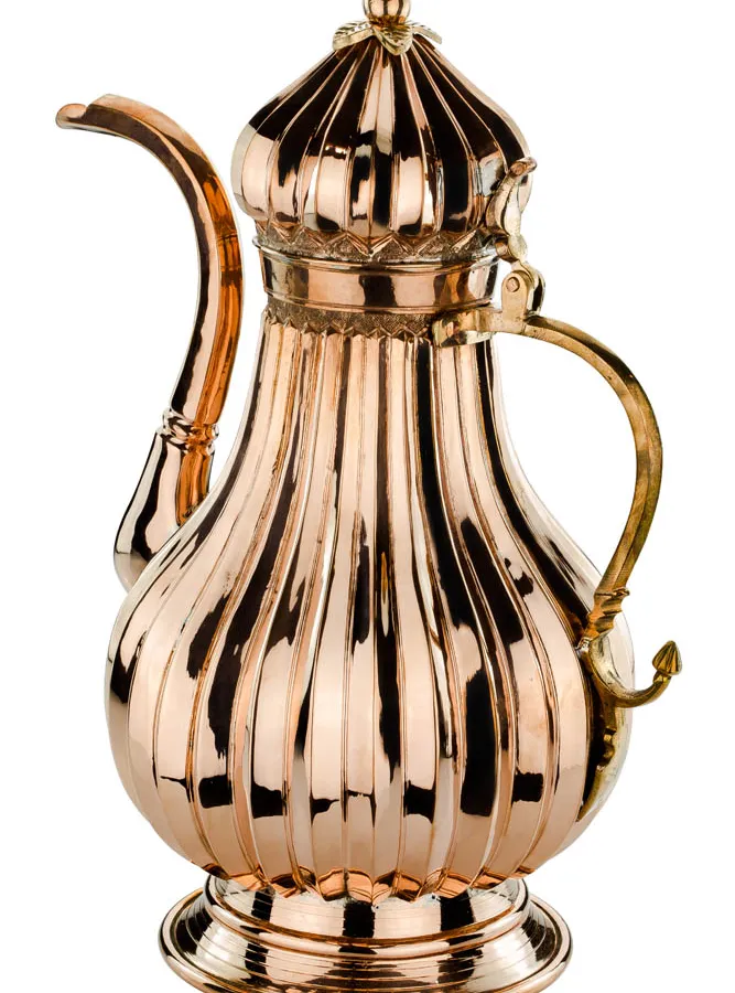 Fluted Copper Ewer